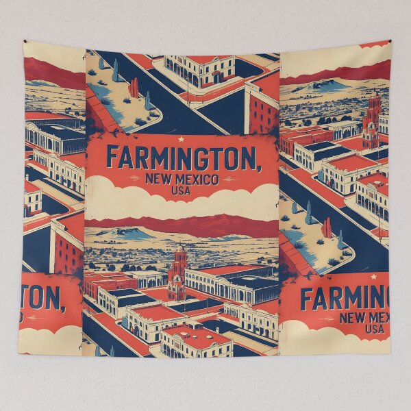 Item preview, Farmington New Mexico 1950s USA Vintage Travel Tourism designed and sold by TravelersGems.