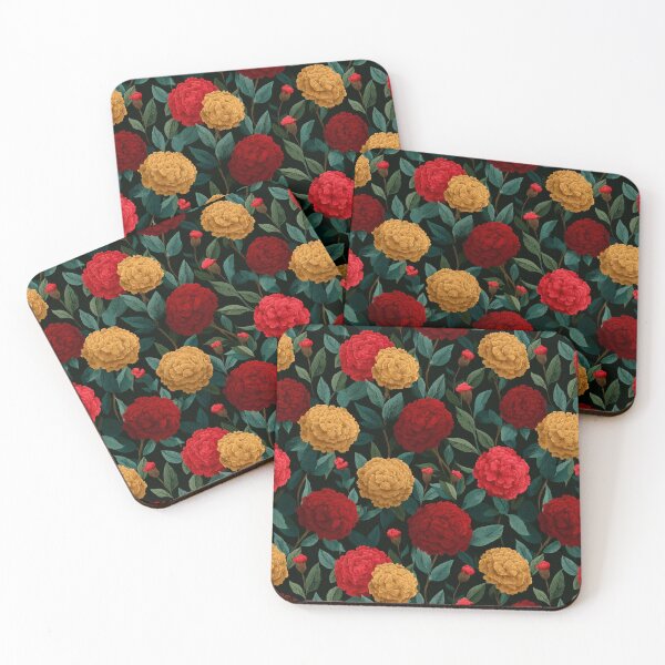 Item preview, Minimalistic Blooming Carnation Pattern For Garden Party designed and sold by RoyalStarsPatts.