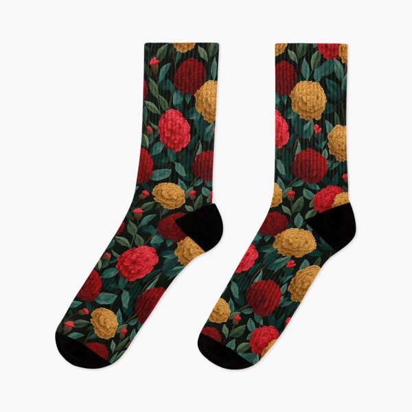 Item preview, Minimalistic Blooming Carnation Pattern For Garden Party designed and sold by RoyalStarsPatts.