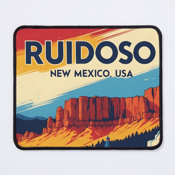 Item preview, Ruidoso New Mexico 1950s USA Vintage Travel Tourism designed and sold by TravelersGems.