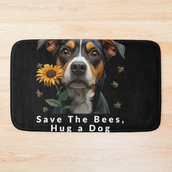 Item preview, Save The Bees, Hug a Dog – Cute Eco Dog & Bee Design designed and sold by CreativPlace.