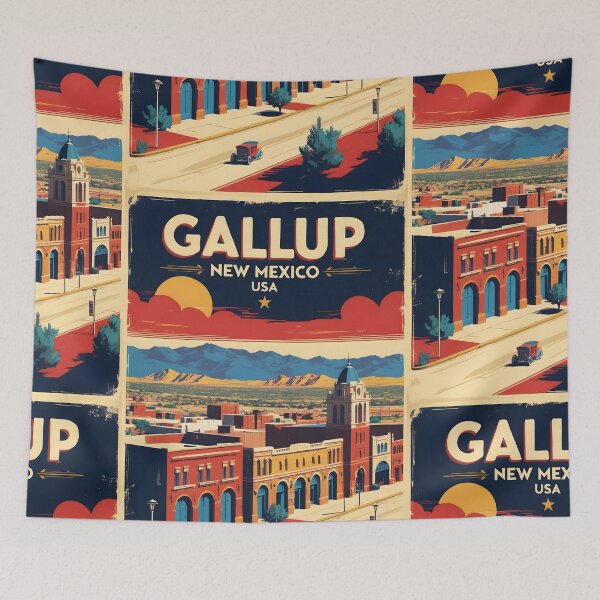 Item preview, Gallup New Mexico 1950s USA Vintage Travel Tourism designed and sold by TravelersGems.