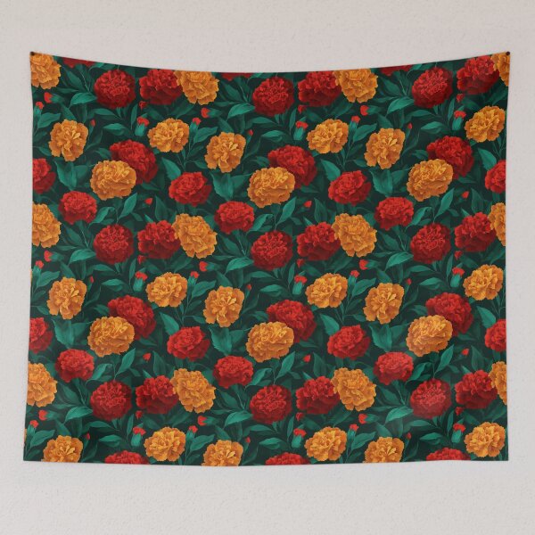 Item preview, Edgy Ornamental Carnations Florals For Housewarming designed and sold by RoyalStarsPatts.