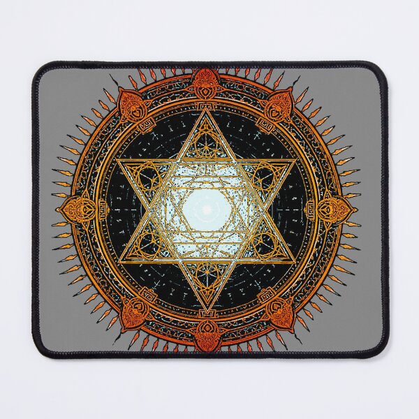 Item preview, Mandala of Fire and Light | Sacred Geometry | Orange-Golden Energy designed and sold by Oriam Vision - Gaia Essence.