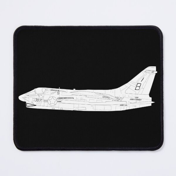 Item preview, Aircraft - Navy - A-7B Corsair II - Side - LA X 300 designed and sold by Military Insignia Products.