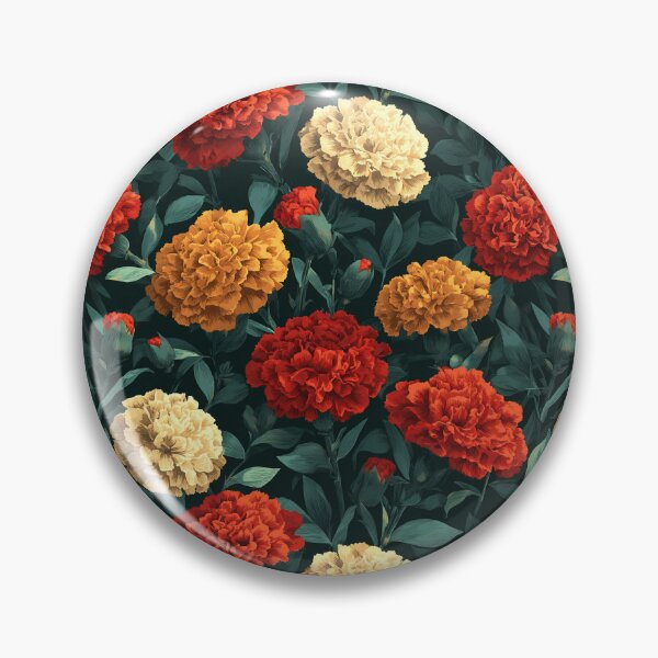 Item preview, Bold Blooming Carnations Print For Boho Decor designed and sold by RoyalStarsPatts.