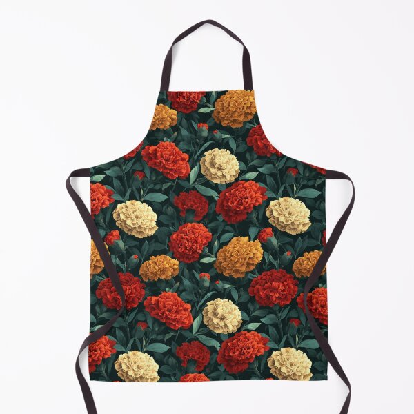Item preview, Bold Blooming Carnations Print For Boho Decor designed and sold by RoyalStarsPatts.