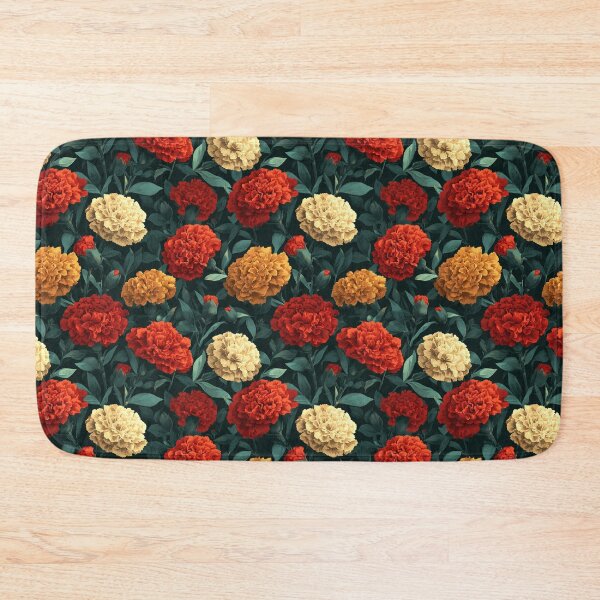 Item preview, Bold Blooming Carnations Print For Boho Decor designed and sold by RoyalStarsPatts.
