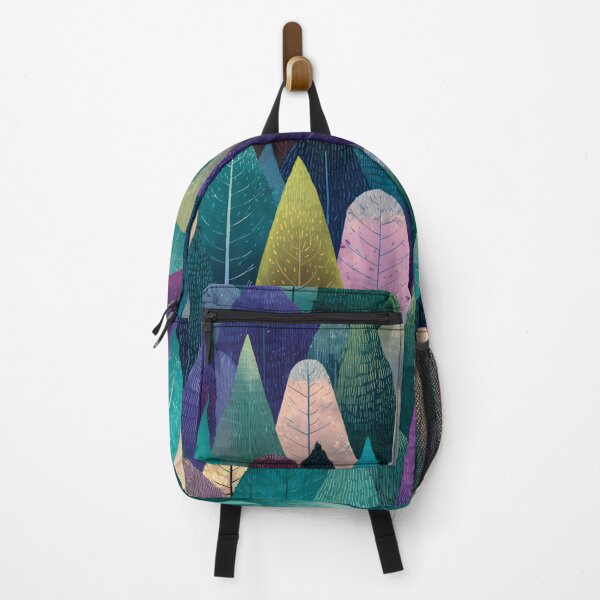 Item preview, COLORFUL FOREST WALLPAPER PATTERN 2 designed and sold by infinitearte.