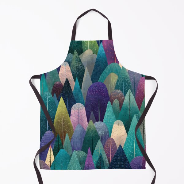 Item preview, COLORFUL FOREST WALLPAPER PATTERN 2 designed and sold by infinitearte.