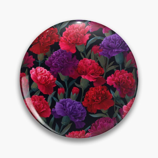 Item preview, Minimalistic Vibrant Carnations Texture For Thank You Gift designed and sold by RoyalStarsPatts.