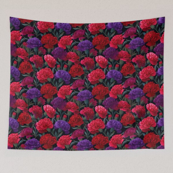 Item preview, Minimalistic Vibrant Carnations Texture For Thank You Gift designed and sold by RoyalStarsPatts.