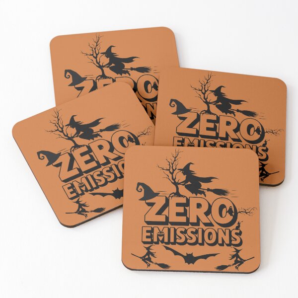 Item preview, Halloween Witch on Broom - Zero Emissions designed and sold by PeteLawliiet.