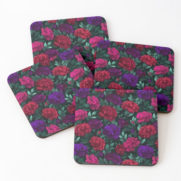 Item preview, Bold Whimsical Carnations Print For Retirement Gift designed and sold by RoyalStarsPatts.