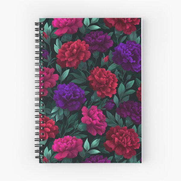Item preview, Bold Whimsical Carnations Print For Retirement Gift designed and sold by RoyalStarsPatts.