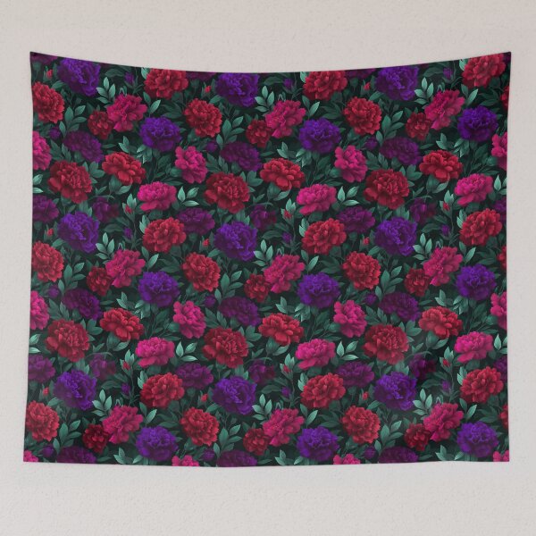 Item preview, Bold Whimsical Carnations Print For Retirement Gift designed and sold by RoyalStarsPatts.