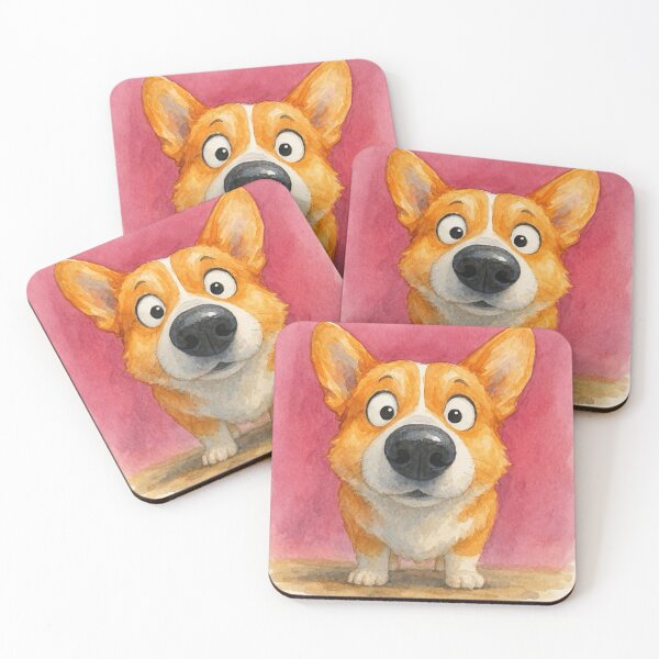 Item preview, Cute Corgi ' JuST a CoRGi ' BY SHiRLeY MacARTHuR designed and sold by Shirley MacArthur Art.