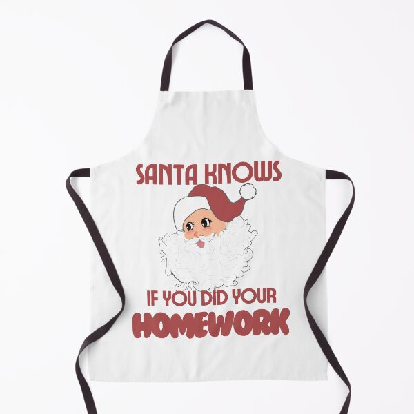 Item preview, Santa Claus knows if you did your homework designed and sold by TaraPen.