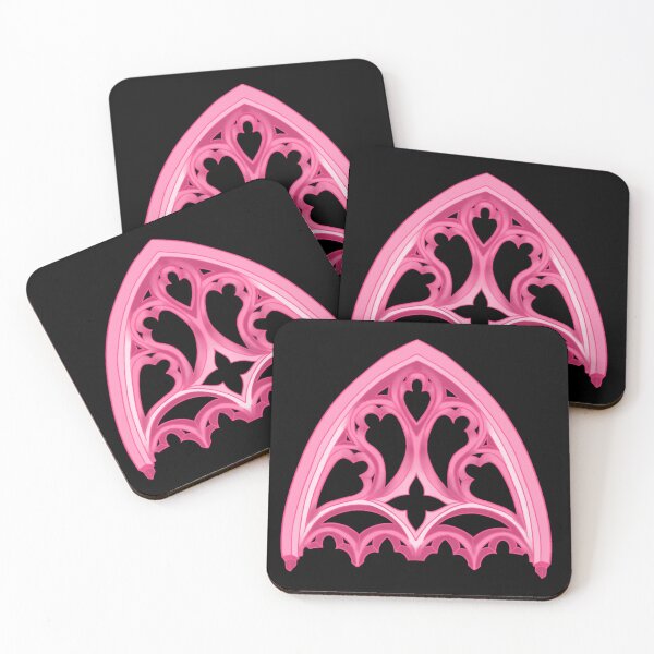 Item preview, Pink Cathedral Window designed and sold by The Noir Arts.