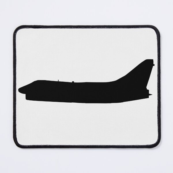 Item preview, Aircraft - Navy - A-7B Corsair II - Side - Silhouette X 300 designed and sold by Military Insignia Products.