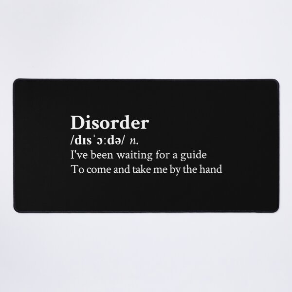 Item preview,  Joy Division Disorder Aesthetic Quote Lyrics Black designed and sold by Williamilsone.