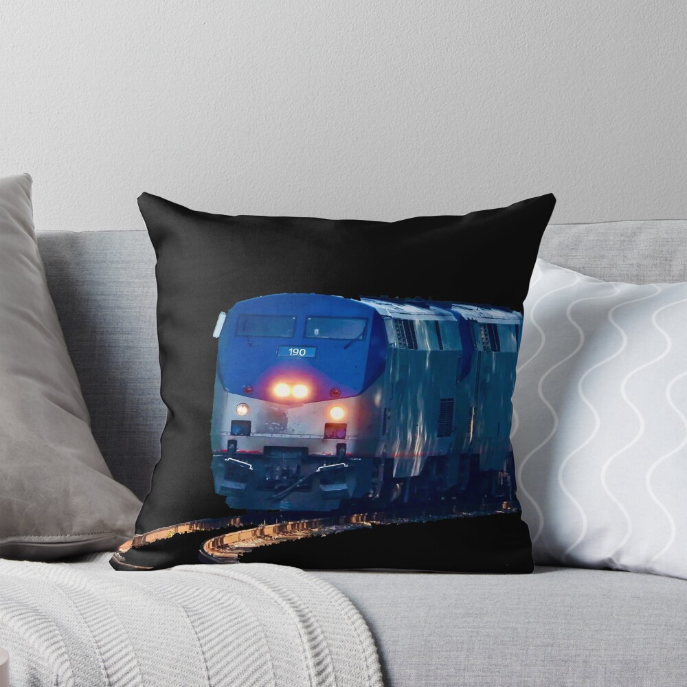 Item preview, Throw Pillow designed and sold by train-shop.