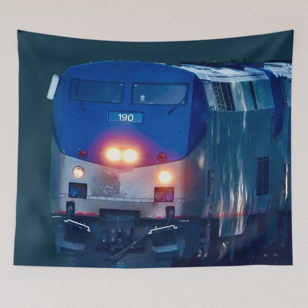 Item preview, Passenger train Rounding a Curve designed and sold by train-shop.