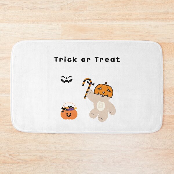 Item preview, Trick or Treat – Mono Bear Halloween Pumpkin Edition designed and sold by mintmono-studio.