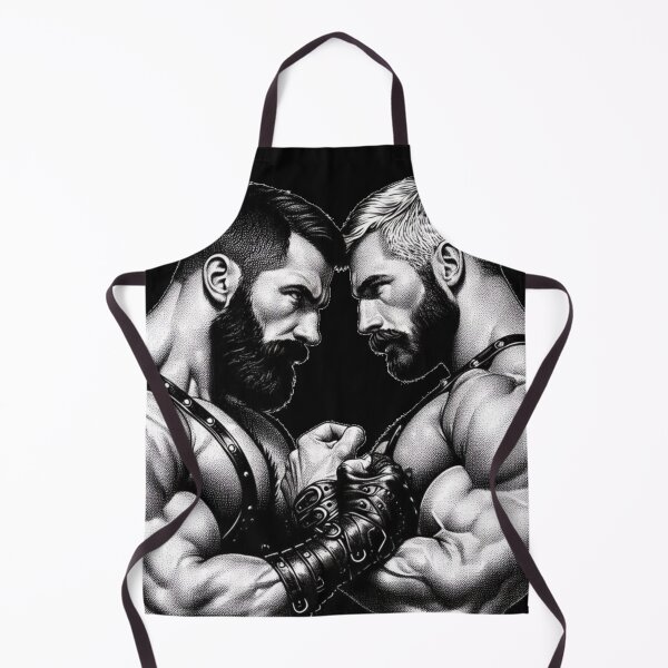 Item preview, Gay Leather Daddy "Head To Head" Leder Pride Graphic Design designed and sold by ItsAKinkThing.