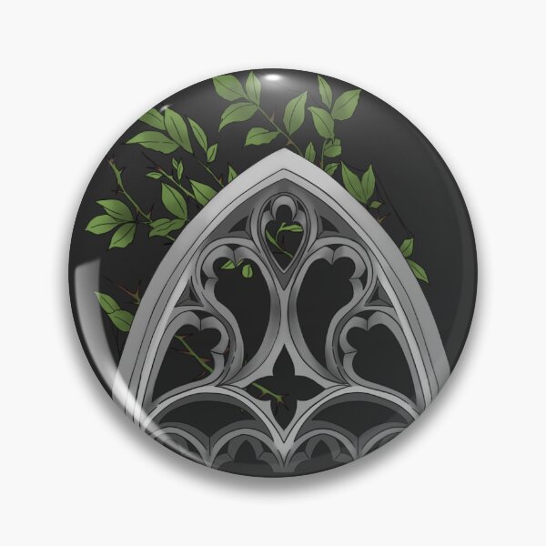 Item preview, Cathedral Window with Leaves designed and sold by The Noir Arts.