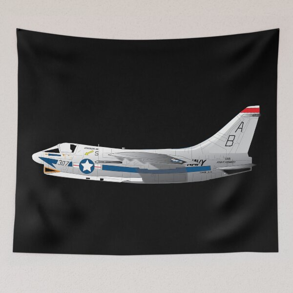 Item preview, Aircraft - Navy - A-7B Corsair II - Side X 300 designed and sold by Military Insignia Products.