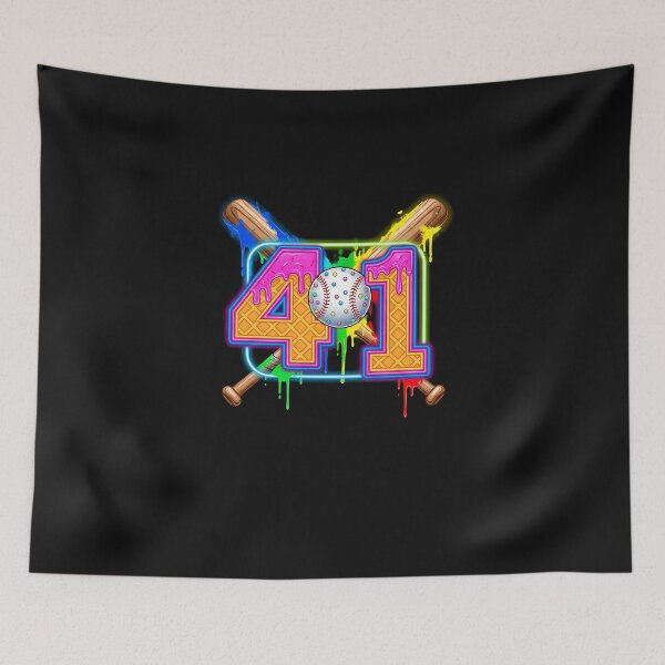Item preview, Baseball Drip Number 41 Player Or 41st Birthday  designed and sold by facegm.