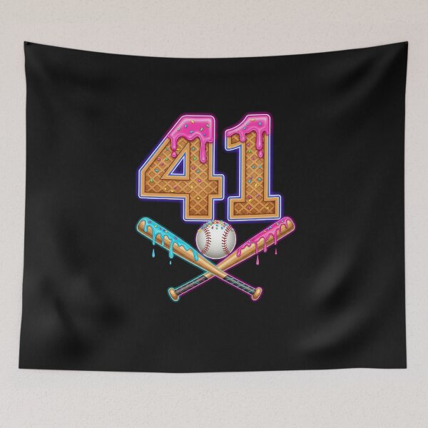 Item preview, Baseball Drip Number 41 Player Or 41st Birthday designed and sold by facegm.