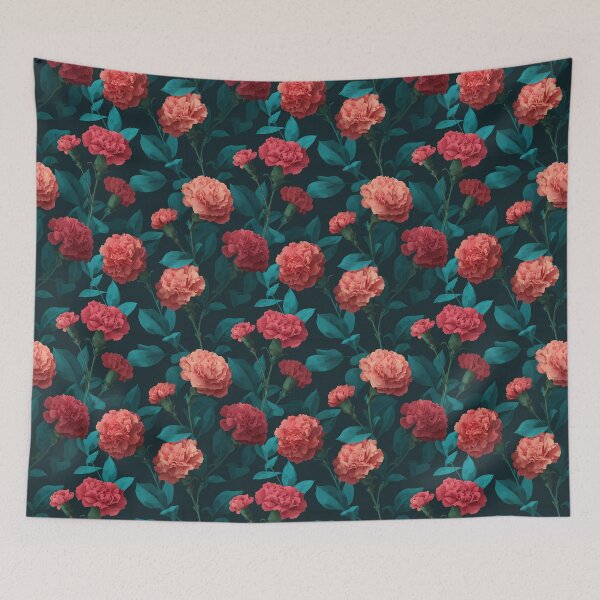 Item preview, Elegant Exotic Carnations Texture For Birthday Gift designed and sold by RoyalStarsPatts.