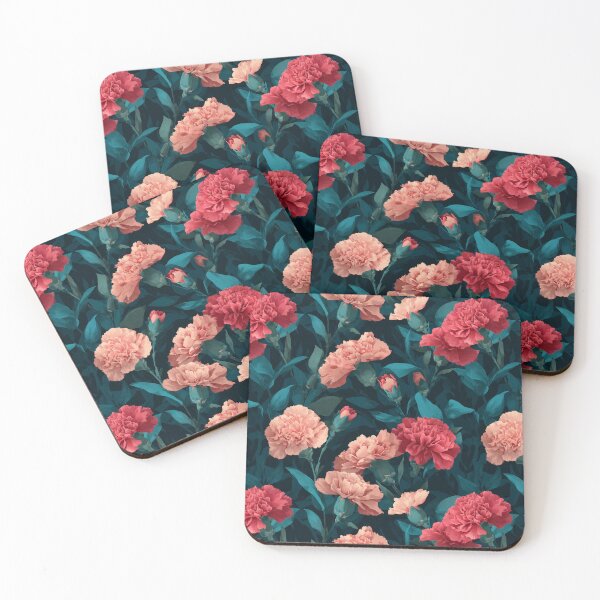 Item preview, Unique Blooming Carnations Print For Outdoor Party designed and sold by RoyalStarsPatts.