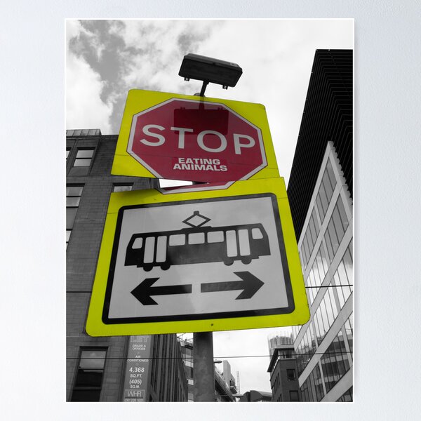 Item preview, Stop! eating animals designed and sold by dlsmith.