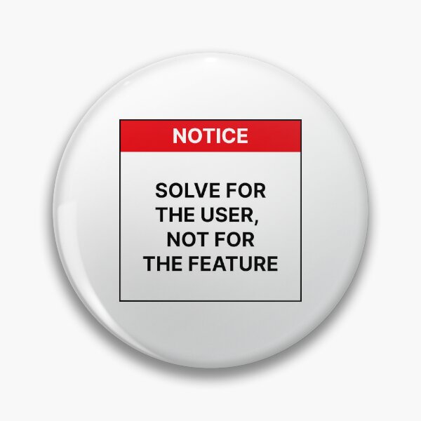 Item preview, Solve for the user, not for the feature designed and sold by Jiben44.