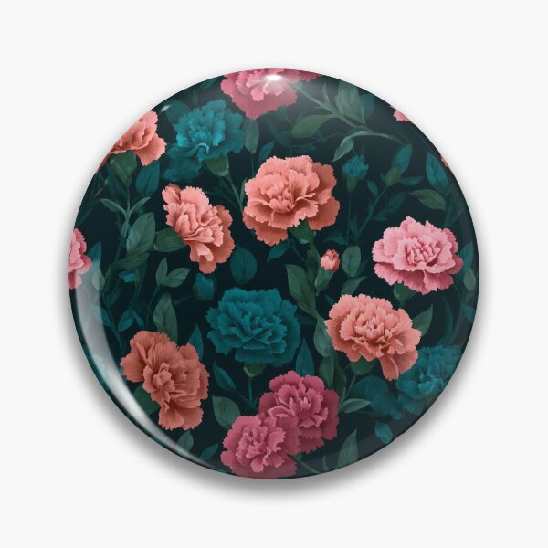 Item preview, Colorful Exotic Carnation Pattern For Home Accent designed and sold by RoyalStarsPatts.
