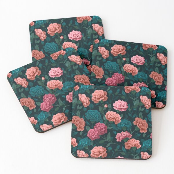 Item preview, Colorful Exotic Carnation Pattern For Home Accent designed and sold by RoyalStarsPatts.