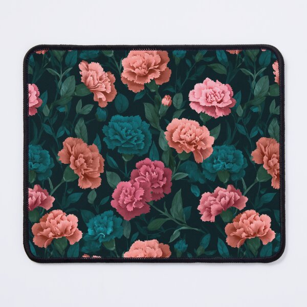 Item preview, Colorful Exotic Carnation Pattern For Home Accent designed and sold by RoyalStarsPatts.