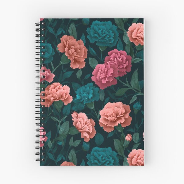 Item preview, Colorful Exotic Carnation Pattern For Home Accent designed and sold by RoyalStarsPatts.