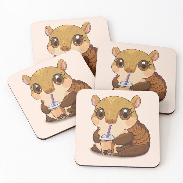 Item preview, Bobadillo – The Bubble Tea Armadillo designed and sold by TeaAlchemist.