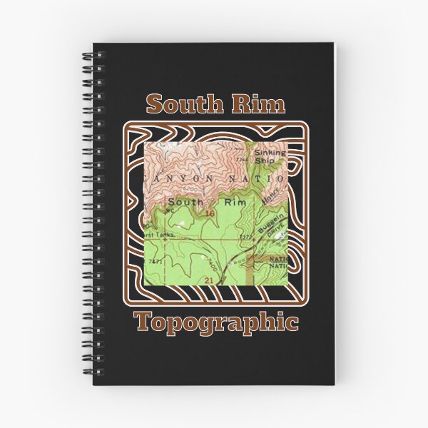Item preview, South Rim Topographic designed and sold by Rooster Syndicate.