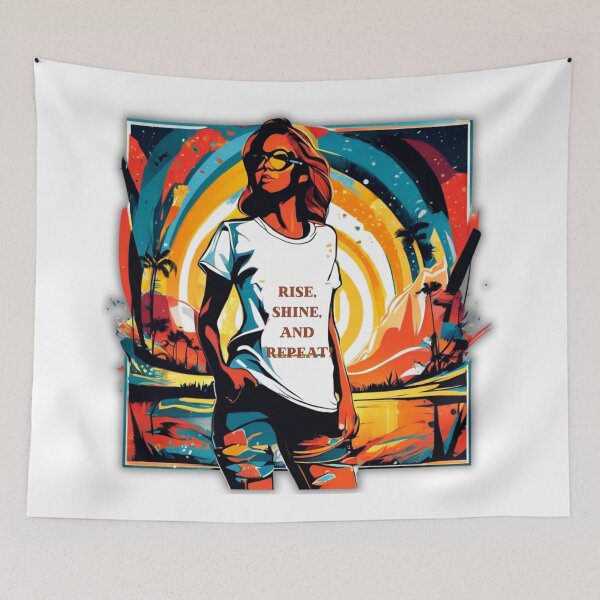 Item preview, Rise, Shine, Repeat! designed and sold by Zofia Sosnecka.