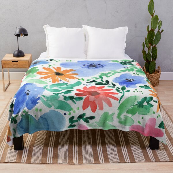 Item preview, Floral Watercolor Abstract Bright Vivid Beautiful I designed and sold by Irina Sztukowski.