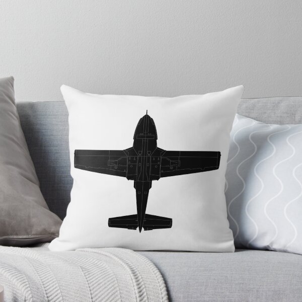 Item preview, Aircraft - T-37-Trainer - Bottom - Black - Metal X 300 designed and sold by Military Insignia Products.