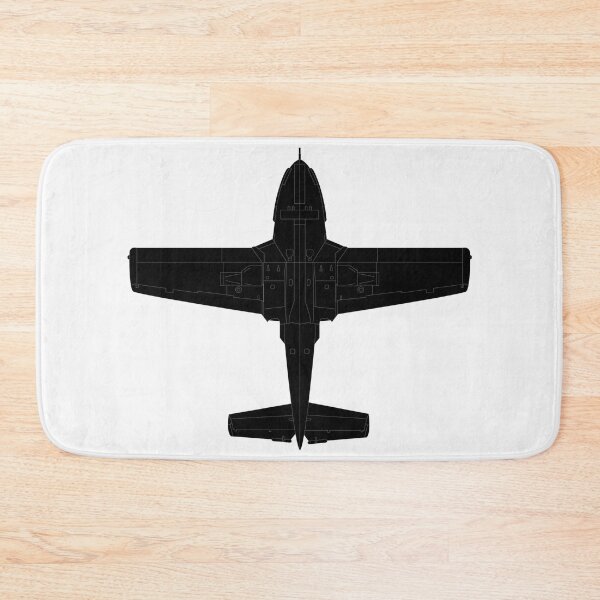Item preview, Aircraft - T-37-Trainer - Bottom - Black - Metal X 300 designed and sold by Military Insignia Products.