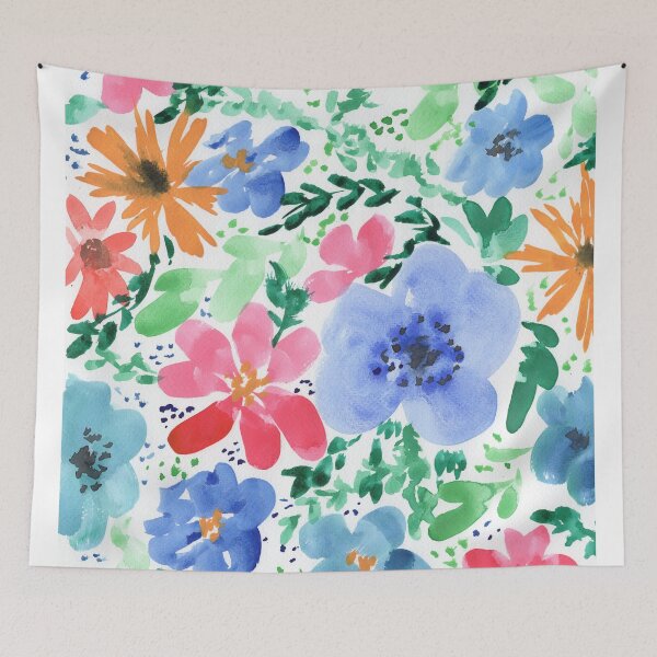 Item preview, Floral Watercolor Abstract Bright Vivid Beautiful II designed and sold by Irina Sztukowski.