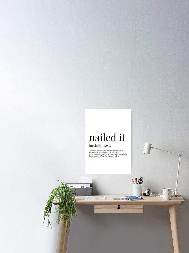 Nailed It Definition - Nailed It - Mug | TeePublic