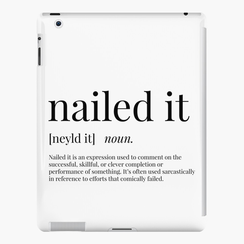 Idiom: Nail something down (meaning & examples)